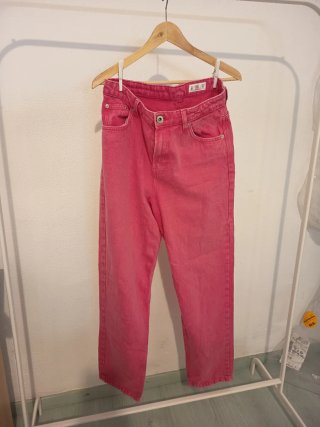 Pantalón ancho rosa Lefties Talla 38