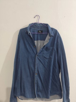 Camisa Tejana Azul Cedar Wood State