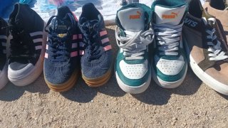 Lote de 3 pares de zapatillas Puma y Adidas