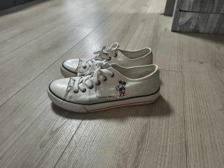 Zapatillas Blancas Mickey Mouse