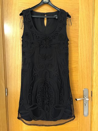 Vestido Negro Mango