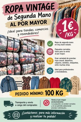 Lotes de Ropa Vintage al por Mayor