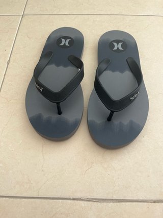 Chanclas Hurley Gris y Negro us 8