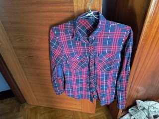 Camisa de cuadros Boleti Talla 38