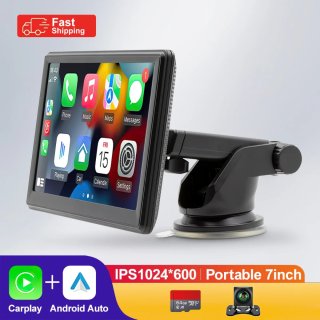 Pantalla Portátil 7 CarPlay y Android Auto