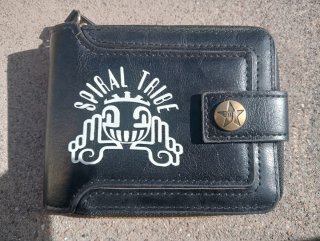 Cartera Negra Spiral Tribe