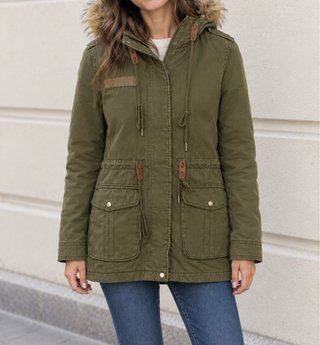 Parka Verde con Capucha