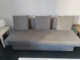 Sofá Cama 3 Plazas Gris