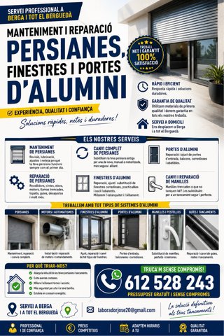Reparación y Mantenimiento de Persianas y Puertas