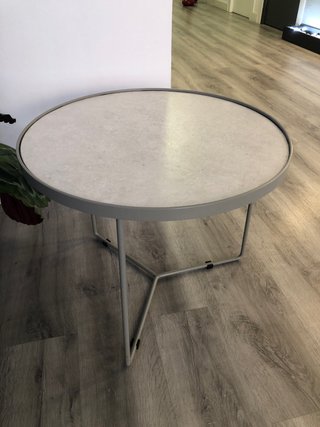 Mesa Redonda Auxiliar Gris