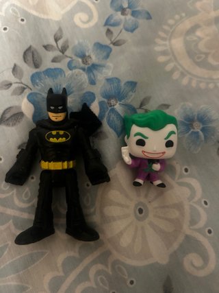 Lote de 2 figuras Batman y Joker