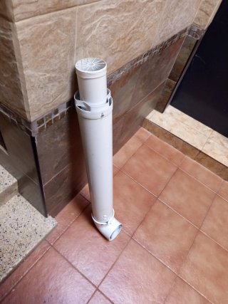 Tubo de salida para calentador