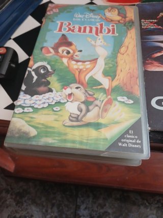 Película VHS Bambi (Disney)