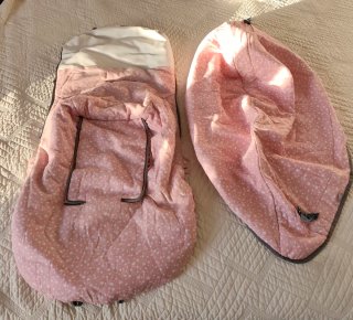Funda y Capota Bugaboo Rosa con Estrellas