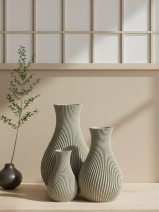 Set de 3 Jarrones Decorativos