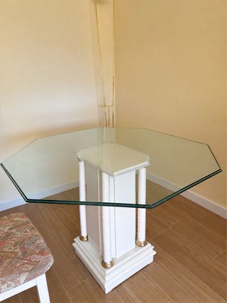Mesa de Salón con Sobre de Cristal