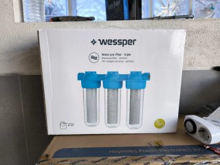 Filtro de agua triple Wessper