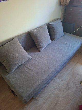Sofá cama Alvdalen Gris