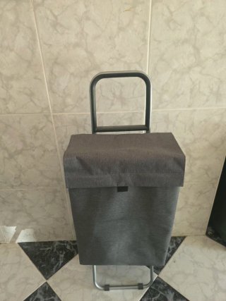 Carro de compra gris 50kg