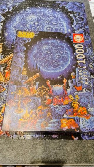 Puzzle Educa 1000 piezas Neon Fluorescent