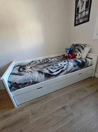 Cama nido 90x190 blanca