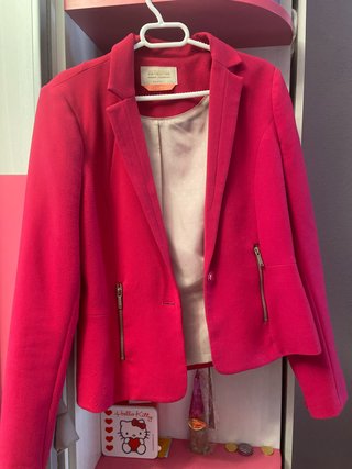 Americana Rosa Fucsia Bershka