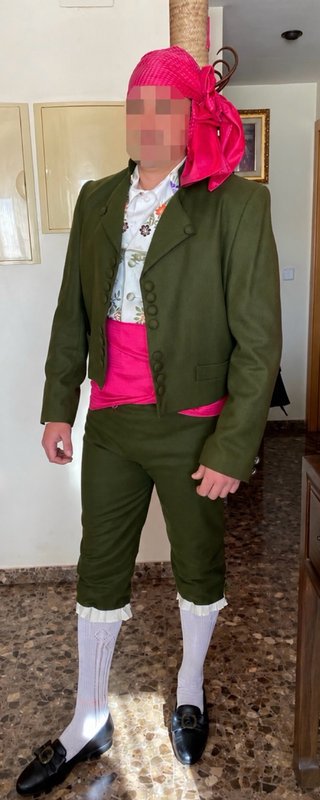 Traje de torrentí valenciano completo – Talla M/50