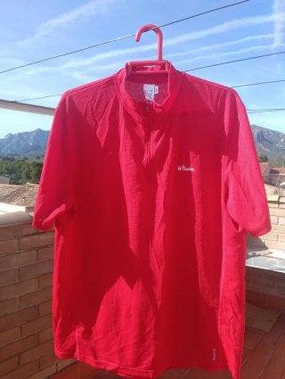 Maillot de Ciclismo Btwin Rojo Talla XXL