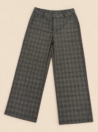 Pantalón de vestir SHEIN gris cuadros Talla L