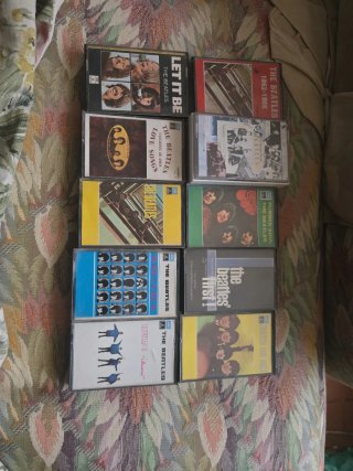 Lote de 10 Cassettes The Beatles