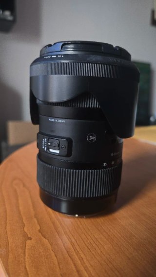 Objetivo Sigma 18-35mm f1.8 ART Mmontura canon ef