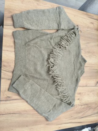 Jersey verde oliva con Flecos