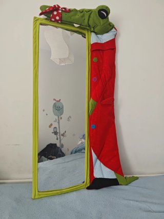 Espejo Infantil con Diseño de Cocodrilo
