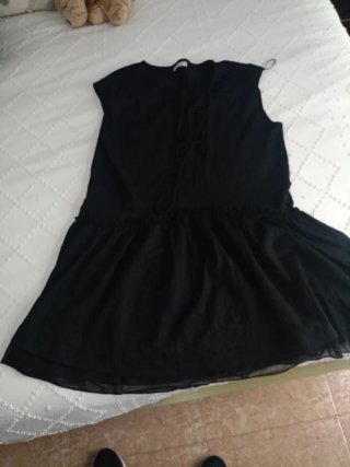 Vestido Zara Negro Talla S
