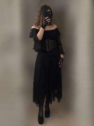 Vestido Goth Negro
