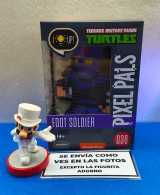 FIGURA PIXEL PALS NINJA TURTLES FOOT SOLDIER
