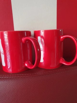 Set de 2 Tazas Coca-Cola Rojas