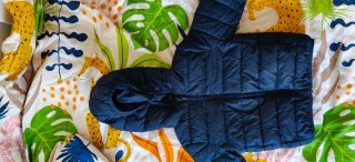 Chaqueta Impermeable Azul Marino
