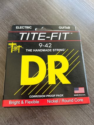 Cuerdas Guitarra Eléctrica DR Tite-Fit 9-42