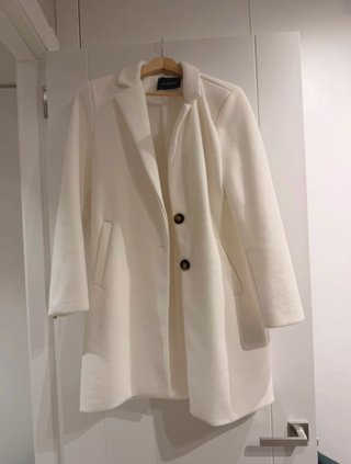 Abrigo Midi Blanco Roto
