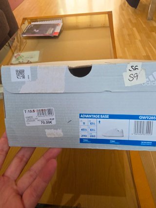 Zapatillas Adidas Advantage Base T.45 1/3