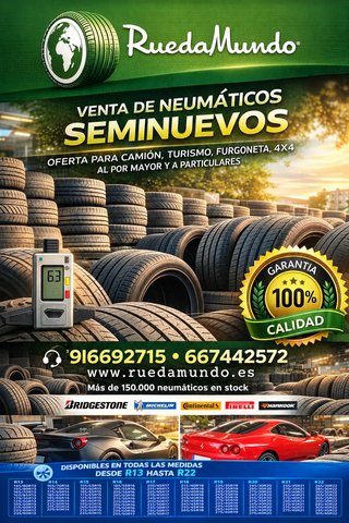 Neumáticos Usados 185/65r15, 285/35r22, 175/65r15