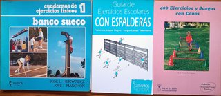 3 libros de juegos escolares deportivos