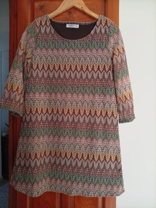 Vestido  Multicolor Talla M