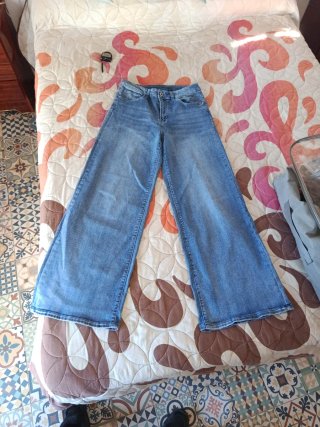 Pantalón chica Campana Azul Talla M