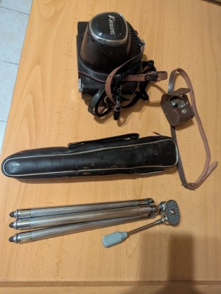 Cámara Kowa con Trípode y Fundas