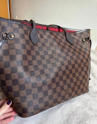 Bolso Neverfull Louis Vuitton Damier