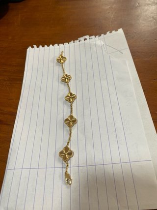 Pulsera de oro 18k van cleef original