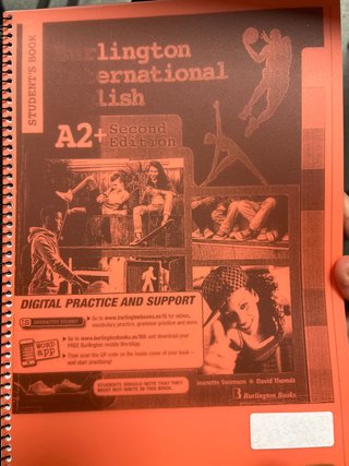 Libro inglés burlington international english A2