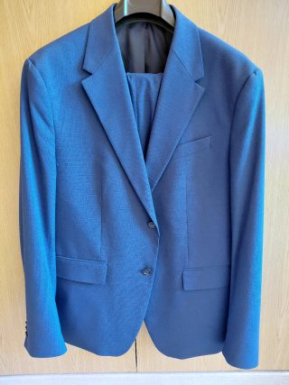 Traje completo ZARA azul talla 54